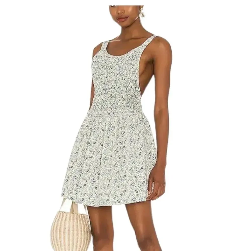FREE PEOPLE Petunia Cotton Mini Dress Sz MEDIUM‎